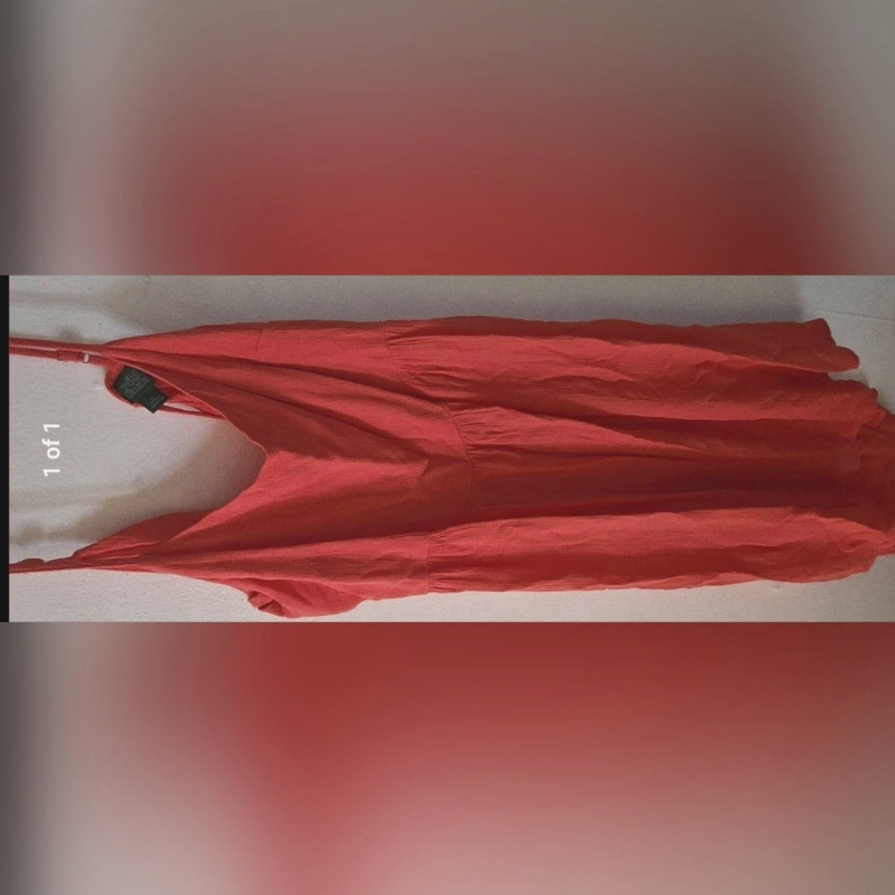 Orange dress nwot Wild Fable